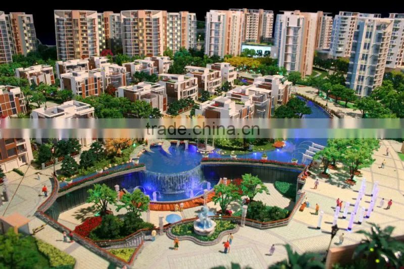 New product plastic miniature architectural model