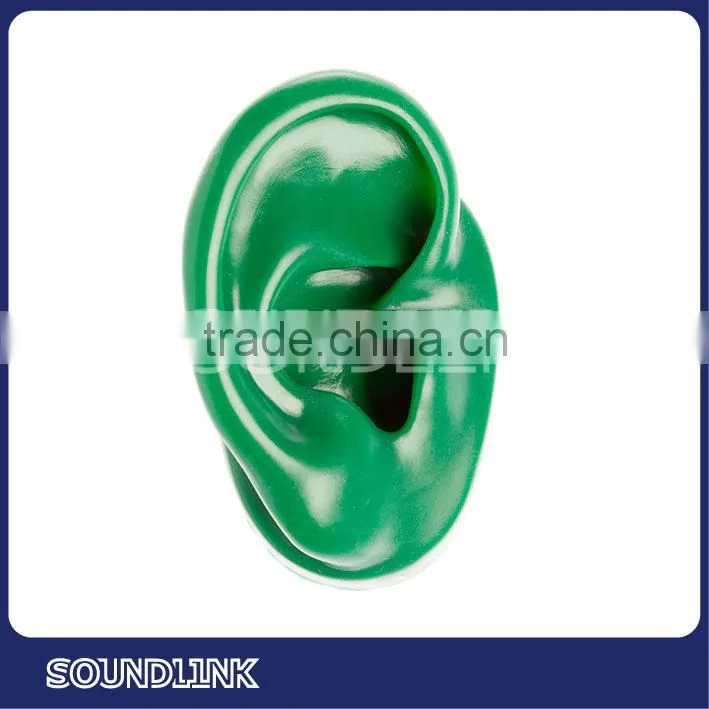 colorful silicone ear model for hearing aid clinic