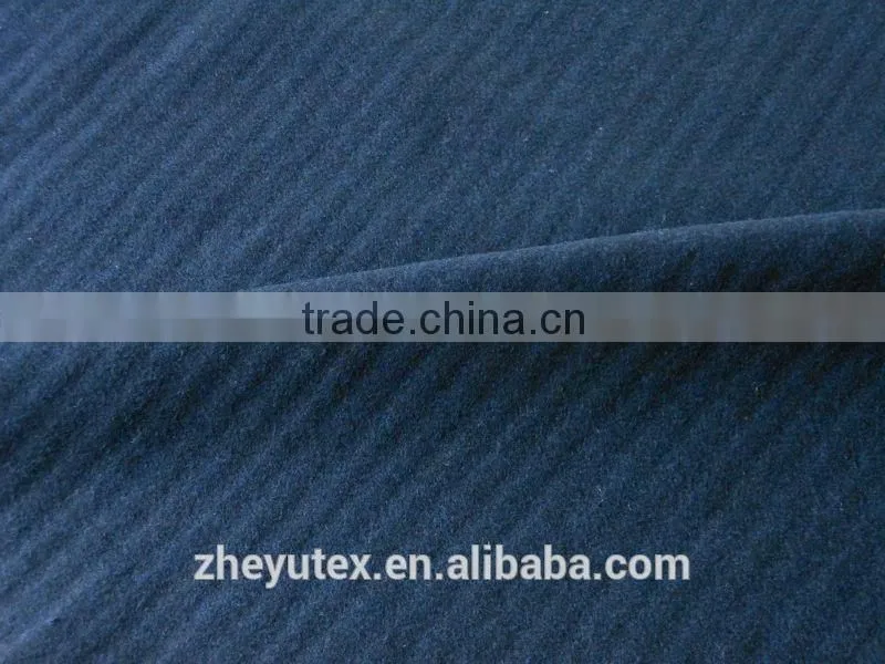 In stock flannel wool fabric with various colors