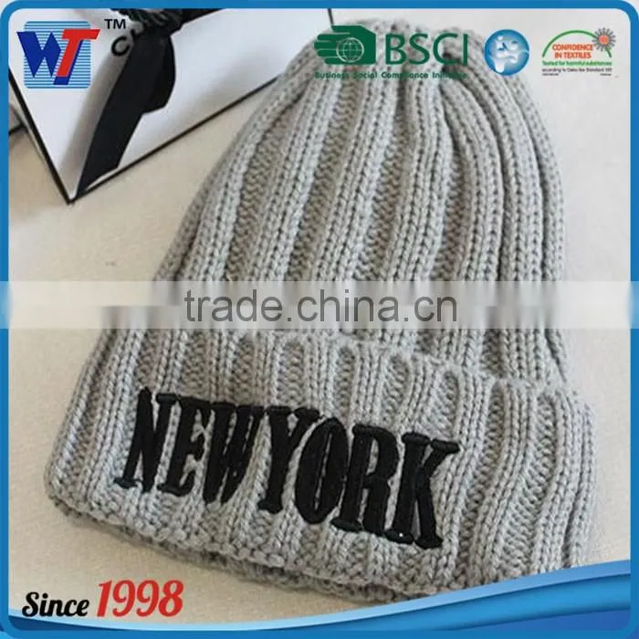 Multi color wooly knit cool beanies pom beanie mens hats