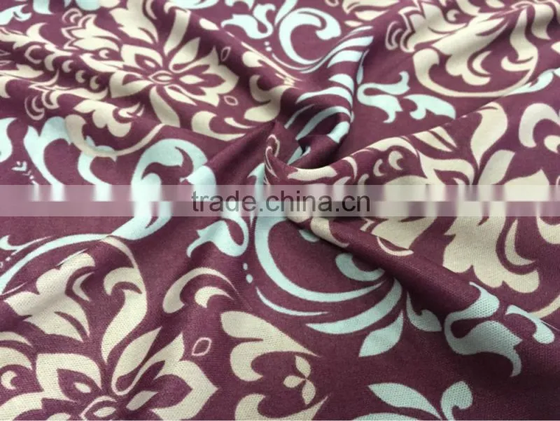 high-quality polyester spandex interlock cloth china supplier
