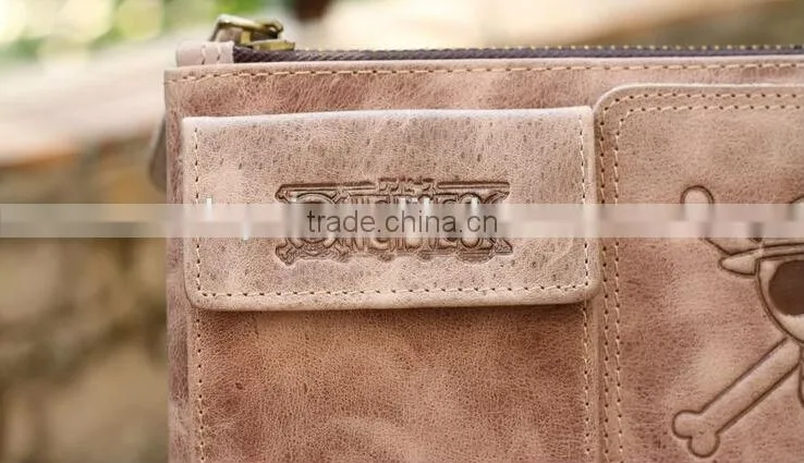 unique men's wallets One Piece men's business walltes