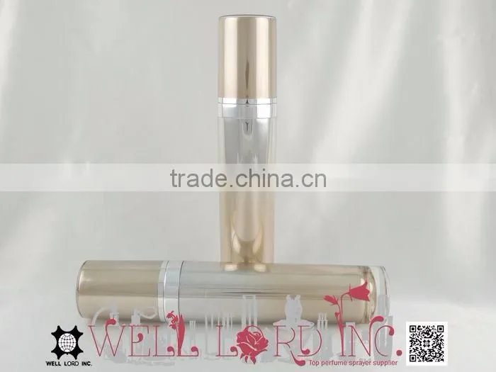 80ml useful golden MS cylinder refillable lotion pump