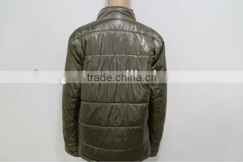 2014 Winter Padded Jacket Long-Sleeve Zipper Placket Contrast Color Men Down Jacket