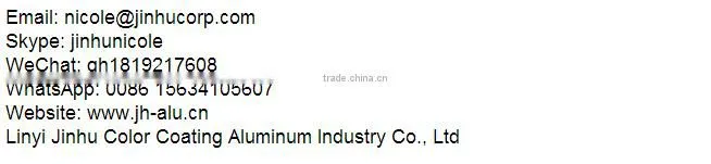PE Coated Surface Treatment and Fireproof Function film laminated aluminum composite panel