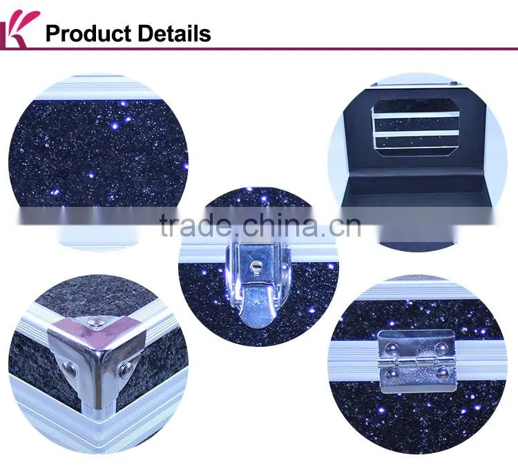 Professional Hardshell Exquisite Workmanship Hair Stylist Tool Case With Drawers