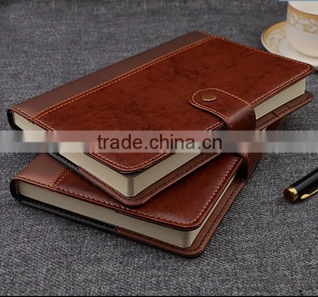 2017 leather diary hard cover notebook