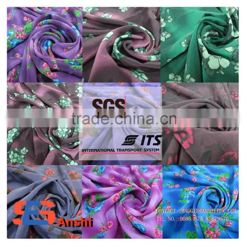 110gsm koshibo bubble crepe printed fabric for south american market