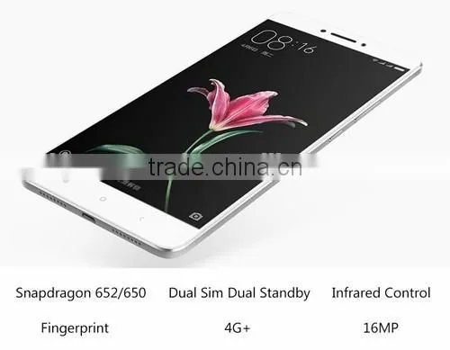 Original Xiaomi Mi MAX 6.44" 4850mAh Snapdragon 650 Hexa Core Mobile Phone google play Multi languages Fingerprint ID