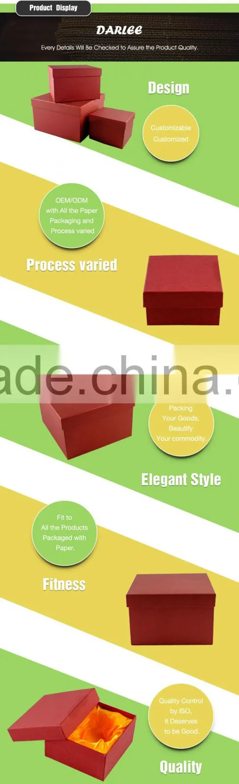 High quality custom recyclable paper foam lined gift box packaging with foam insert