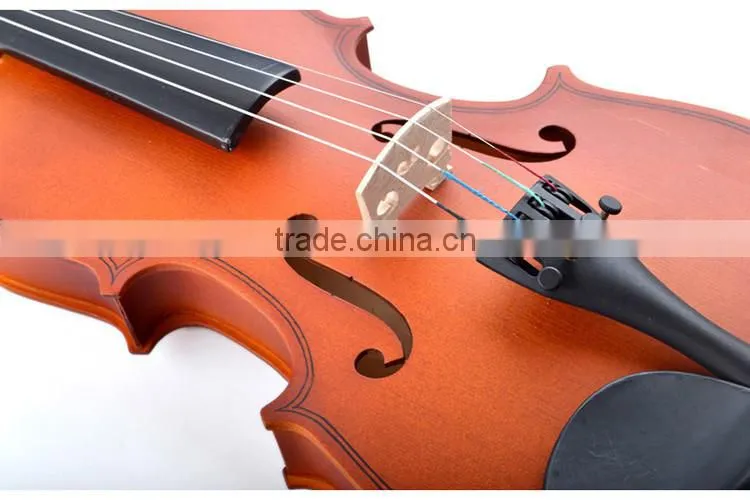 Chinese violin 1 / 4 1 / 2 4 / 4 with case, bow, rosin V35