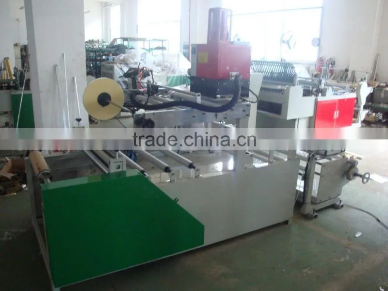 High speed side sealing thermal cutting bag making machine
