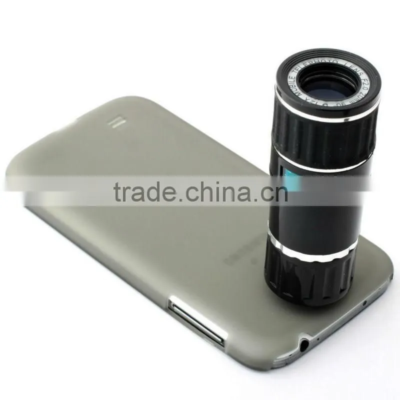 Manual Focus 12 Times Zoom Optical Lens Kit For Samsung Galaxy S4 i9500