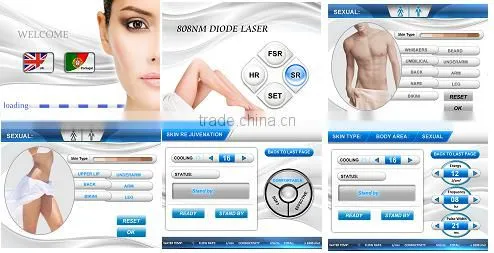 spa use vertical diode laser 808 hair loss machine hair removal