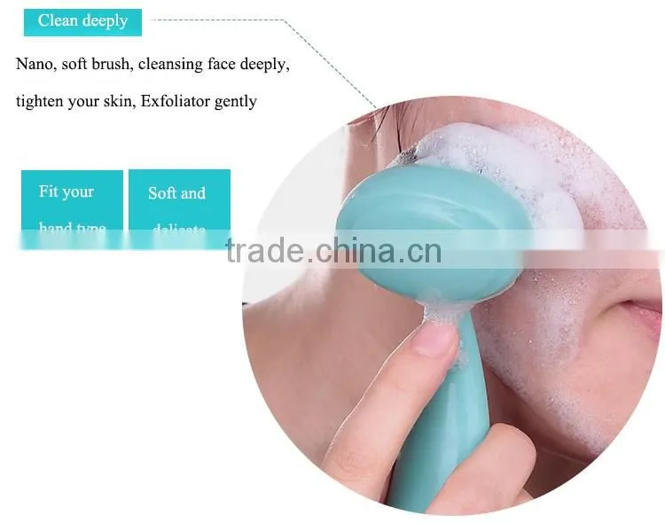 New Arrival Face Brush Facial Cleansing Machine Facial cleanser Korea Pobling Pore Sonic Cleanser 4 Colors