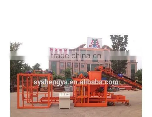 Construction equipment QTJ4-26C Automatic block making machine with Vedio in Youtube