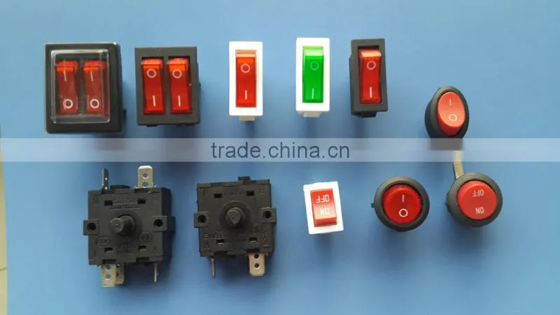section switch fan Four press-bottons Electric switch/push button switch snap for fan