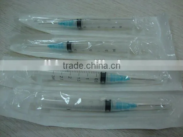 Three-part Disposable Syringe