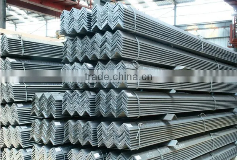 high tensile S235jrg angle steel black iron angle steel jis ss400 equal angle steel