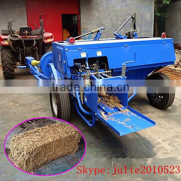 Square hay baler in small size with light structure