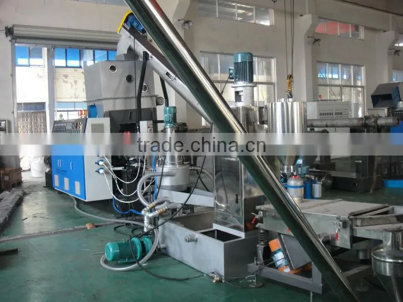 PE PP Plastic film granulator / waste film pelletizing machine