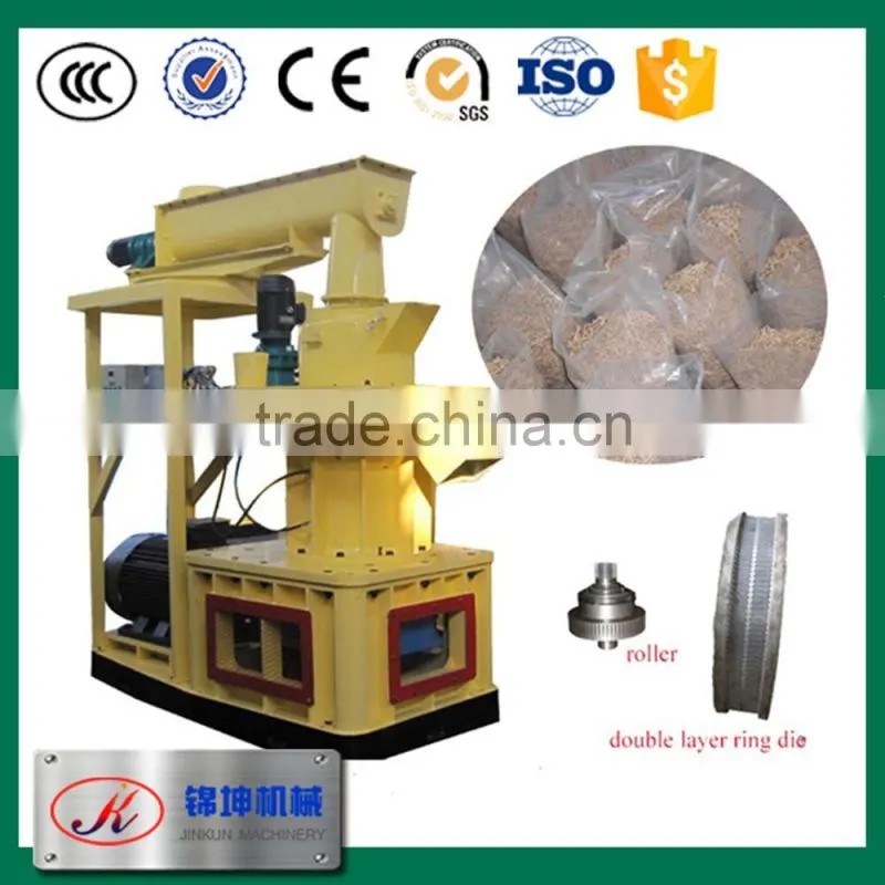 Gold manufacturer supply corn husk pellet mill/ wood pellet mill for sale.