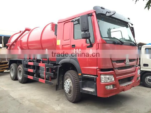 18000 liters howo sinotruck 6x4 fecal suction truck