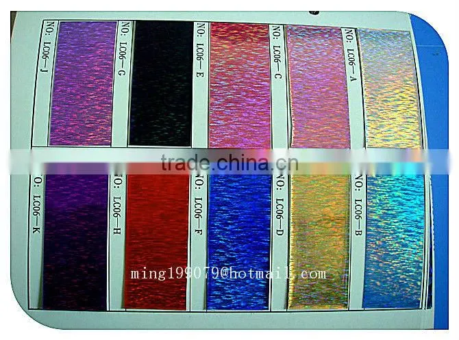 Holographic Transparant Pattern Laser PVC/TPU Composite Film