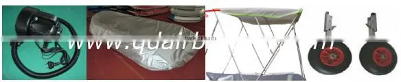 3.3m aluminum floor inflatable boat for fishing