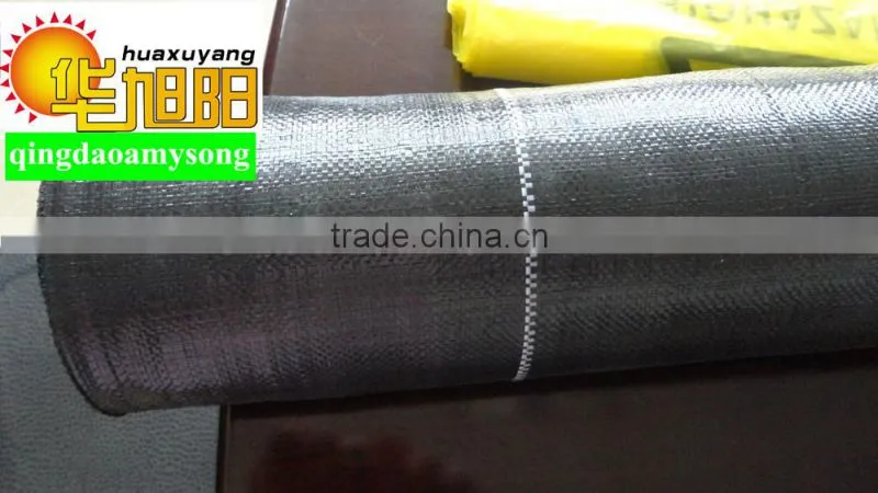 pp woven fabric weed and grass barrier mat ( weed control mat)