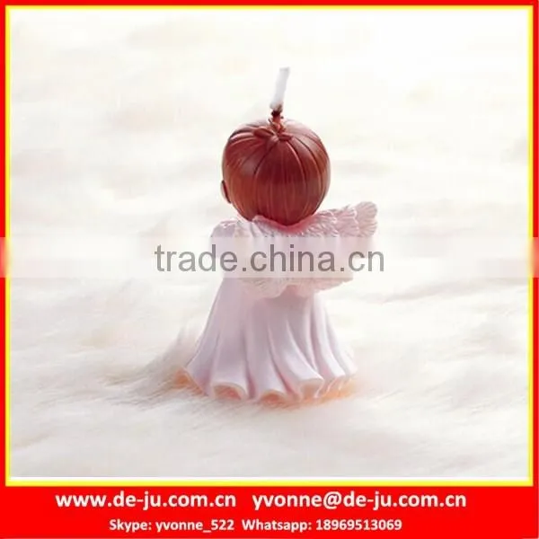 Eco- Friendly Small Angel Shaped Handmade Art Candle