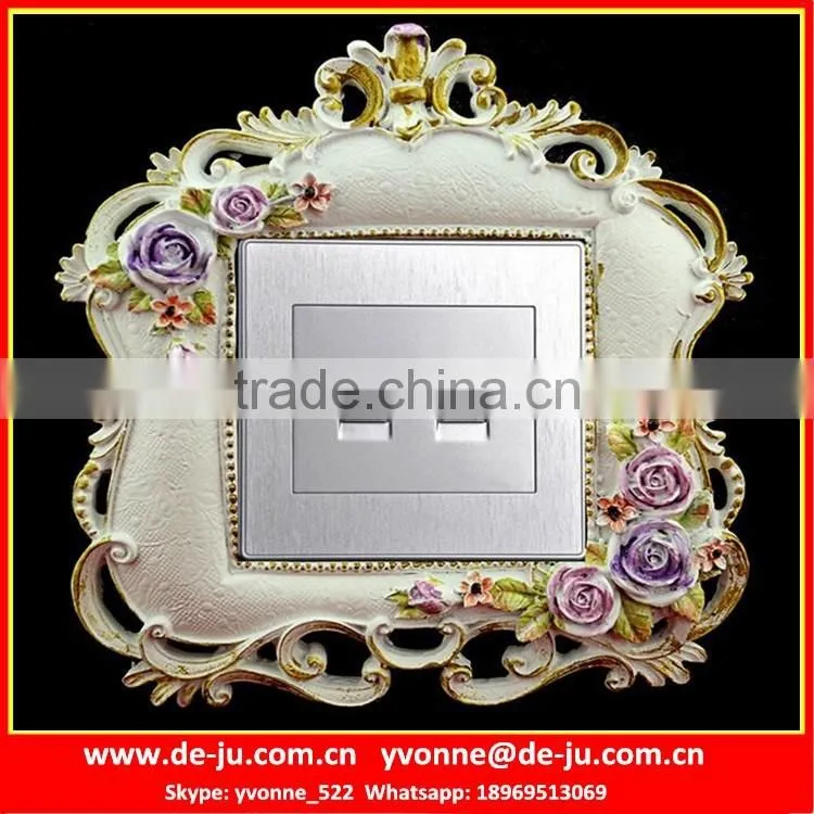 Wedding Decorative Resin Socket Frames Sticker
