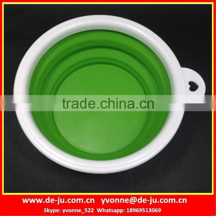 Novelty Pet Feeder Collapsible Silicone Bowls