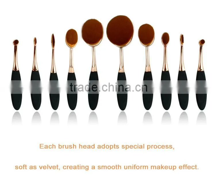 professional 10pcs makeup brush good quality makeup brush set toothbrush cosmetic brushes mermaid multipurpose brush
