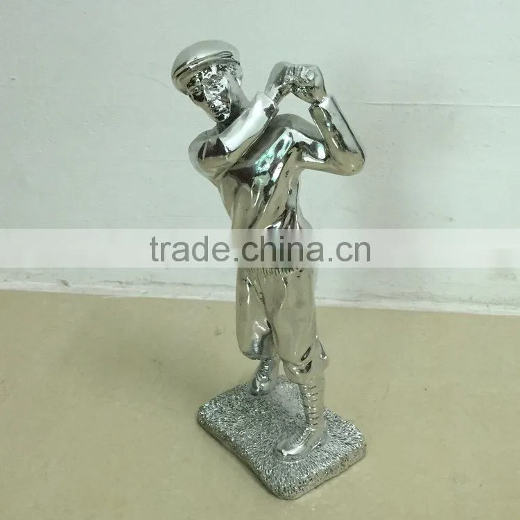 Polyresin sport man statue