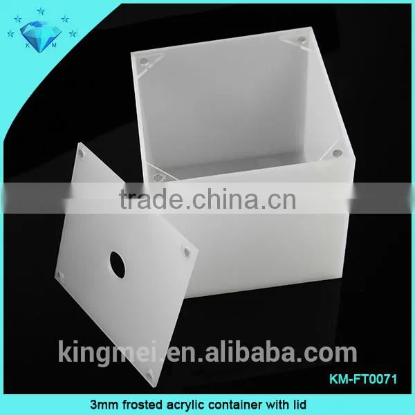 Wedding acrylic tissue box cover