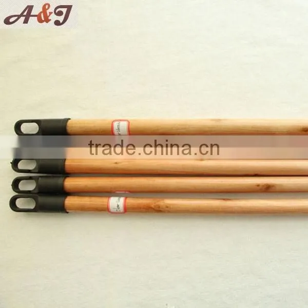 Finishing wood stick for brooms in italy