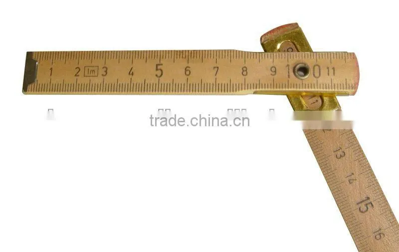 1m and 2m Wooden Folding Ruler