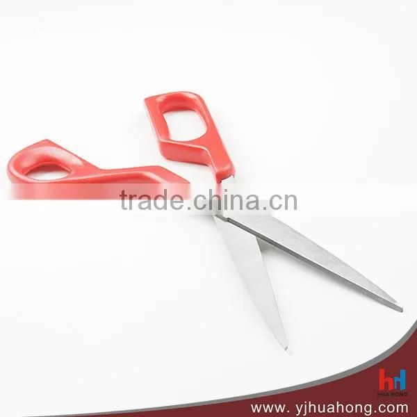 Stainless steel sewing scissors with plastic handle