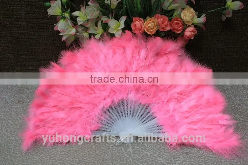 Decorative feather fan for promotion