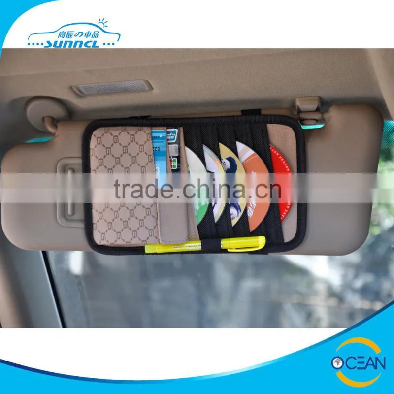 Car Sun Visor Organizer , Car CD Organizer