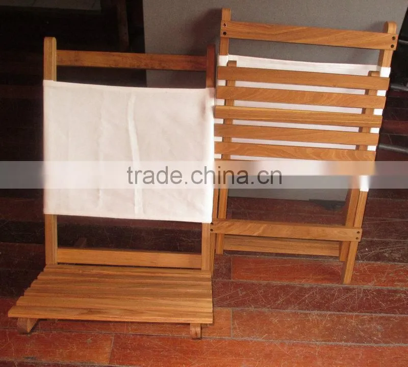 fish wood chair wooden beach chair with fabric table set