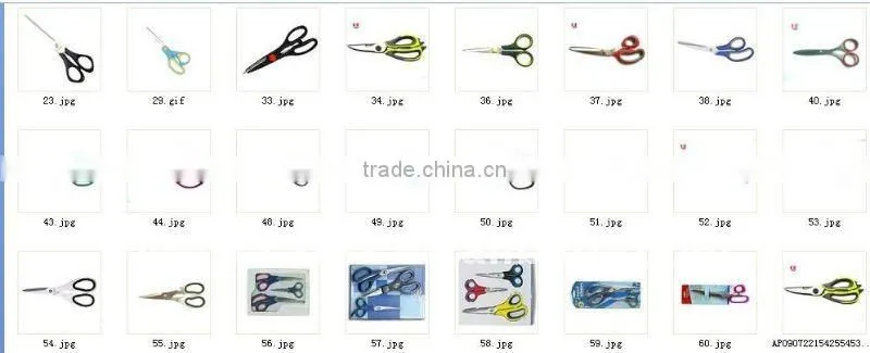 Family Scissors with plastic handle/Kitchen shears