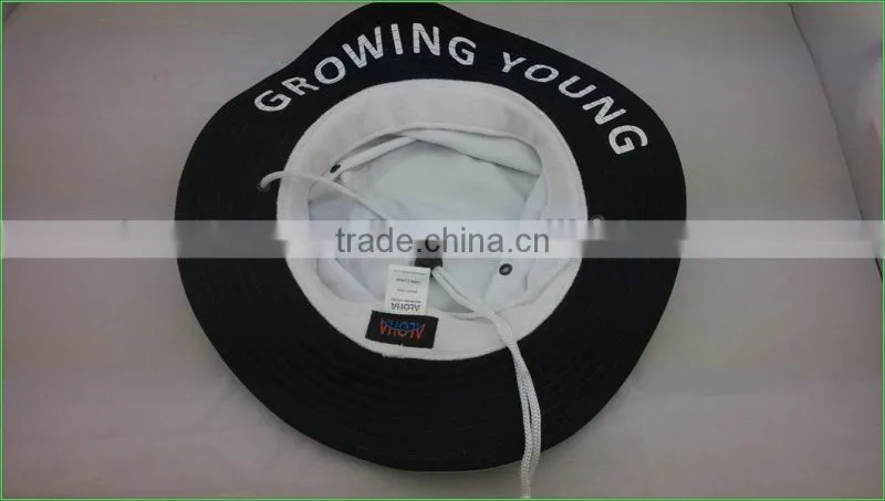 wholesale cheap bucket hats with embrodiery and printed logo