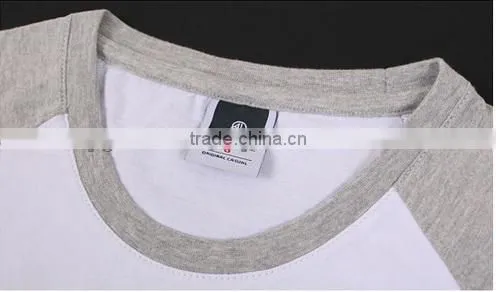 High Quality First Choice Man Cotton Raglan T Shirt OEM Manufacturer from VietNam