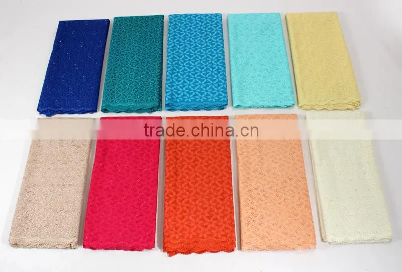Fashionable Multi-Color Fabric 2016 Swiss Voile Lace in Switzerland