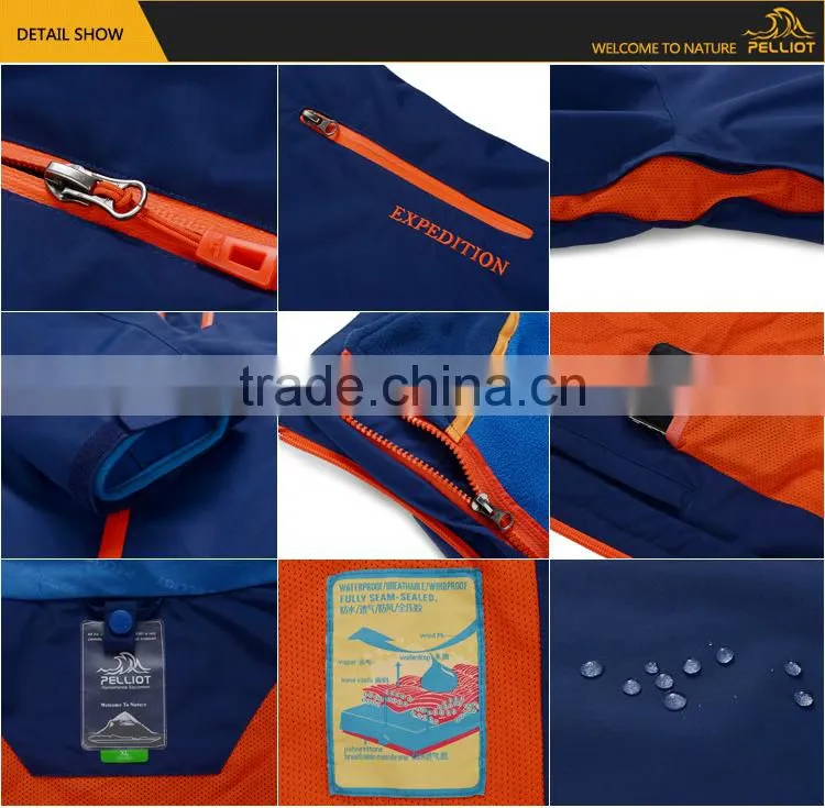 Factory price OEM outdoor apparel mens 3 in 1 windproof winter jackets