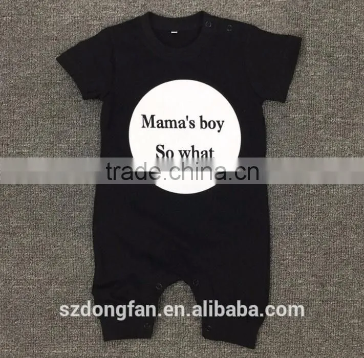 100% cotton baby romper short sleeve breathable casual romper for new born baby