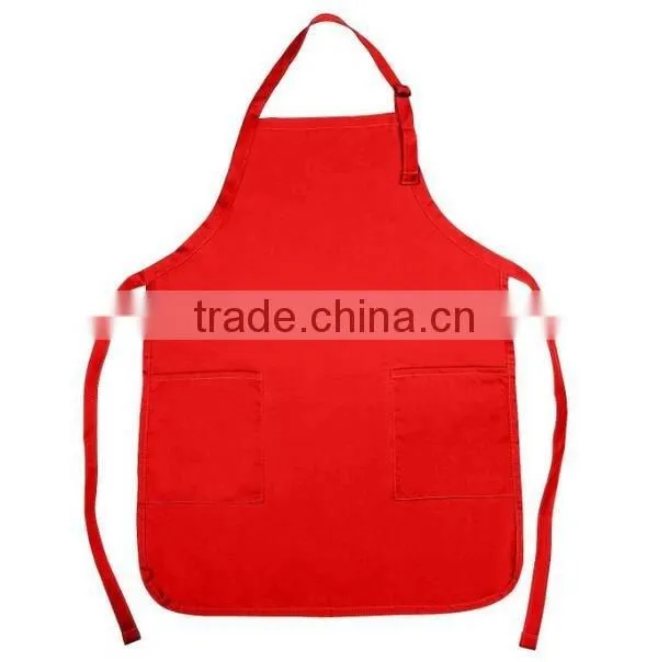 2017 Hot sale custom cheap kitchen apron promotional cooking apron