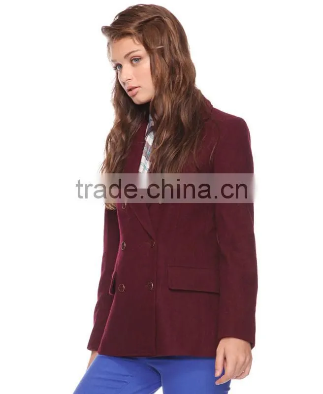 Women's Wool Blend Blazer